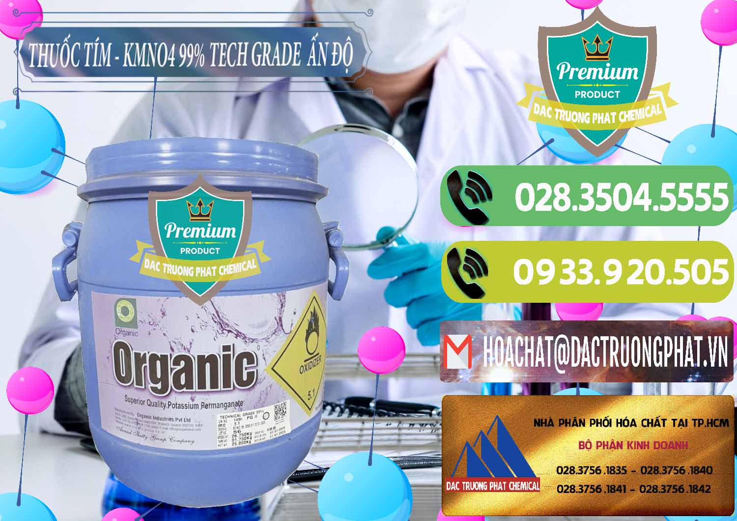 Cty chuyên nhập khẩu ( bán ) Thuốc Tím - KMNO4 99% Organic Group Ấn Độ India - 0250 - Công ty phân phối _ cung cấp hóa chất tại TP.HCM - hoachatmientay.vn