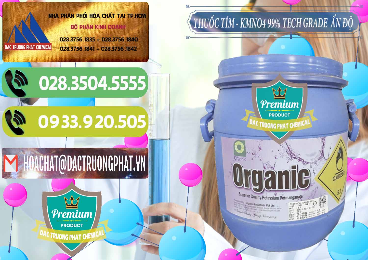 Công ty chuyên cung cấp _ bán Thuốc Tím - KMNO4 99% Organic Group Ấn Độ India - 0250 - Công ty bán _ cung cấp hóa chất tại TP.HCM - hoachatmientay.vn