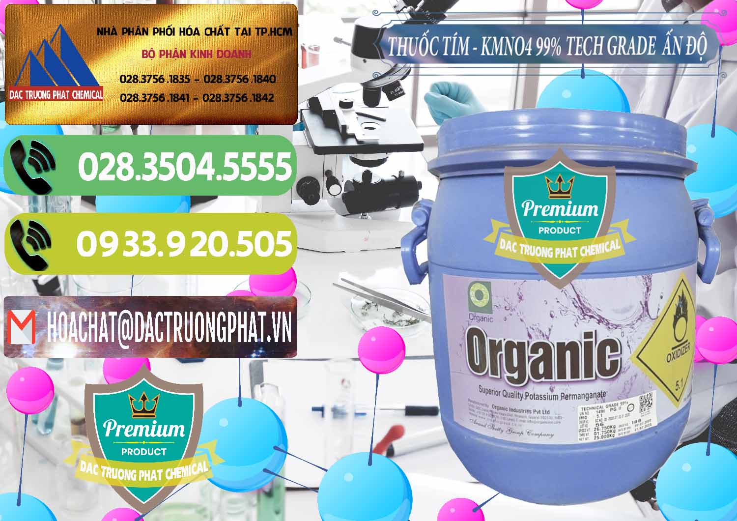 Nơi chuyên cung cấp - bán Thuốc Tím - KMNO4 99% Organic Group Ấn Độ India - 0250 - Nhà cung cấp _ phân phối hóa chất tại TP.HCM - hoachatmientay.vn