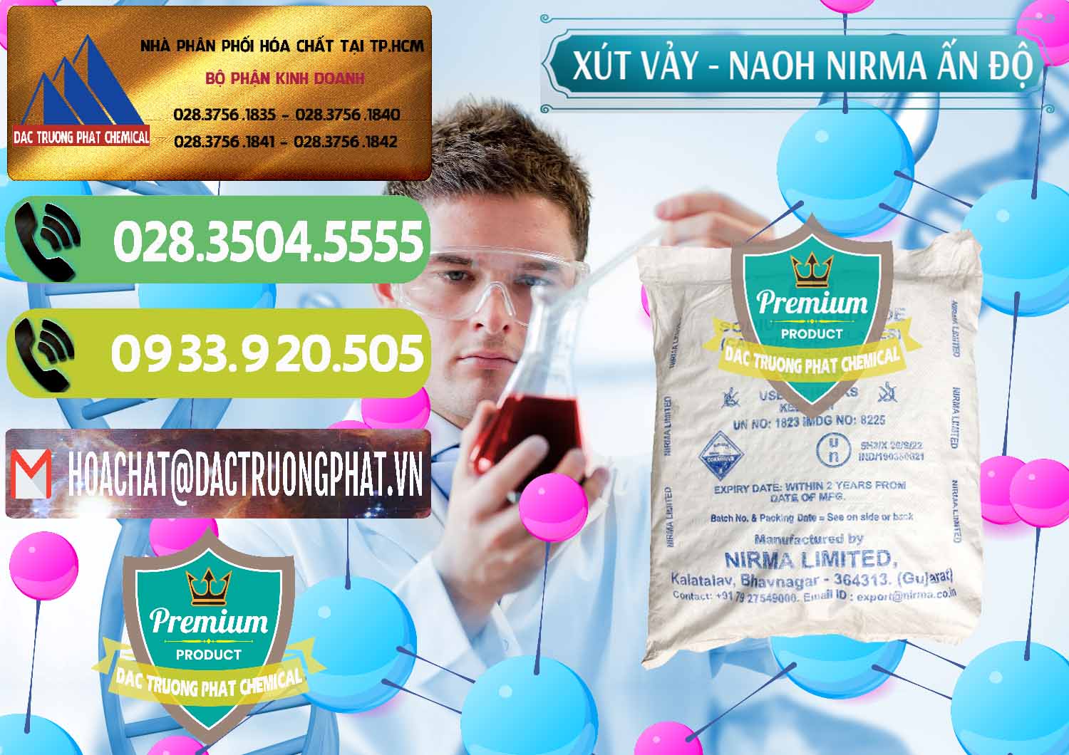 Nơi kinh doanh và bán Xút Vảy - NaOH Vảy Nirma Ấn Độ India - 0371 - Nơi chuyên cung cấp & nhập khẩu hóa chất tại TP.HCM - hoachatmientay.vn