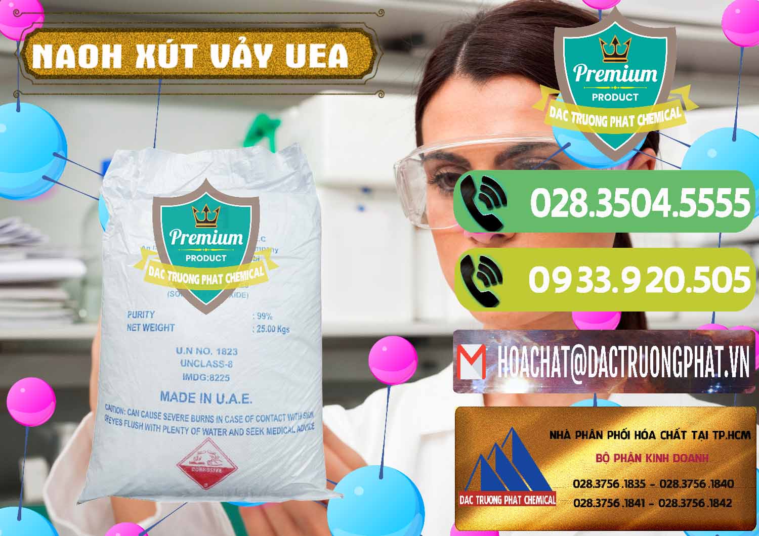 Cty cung cấp và bán Xút Vảy - NaOH Vảy UAE Iran - 0432 - Nơi nhập khẩu - phân phối hóa chất tại TP.HCM - hoachatmientay.vn
