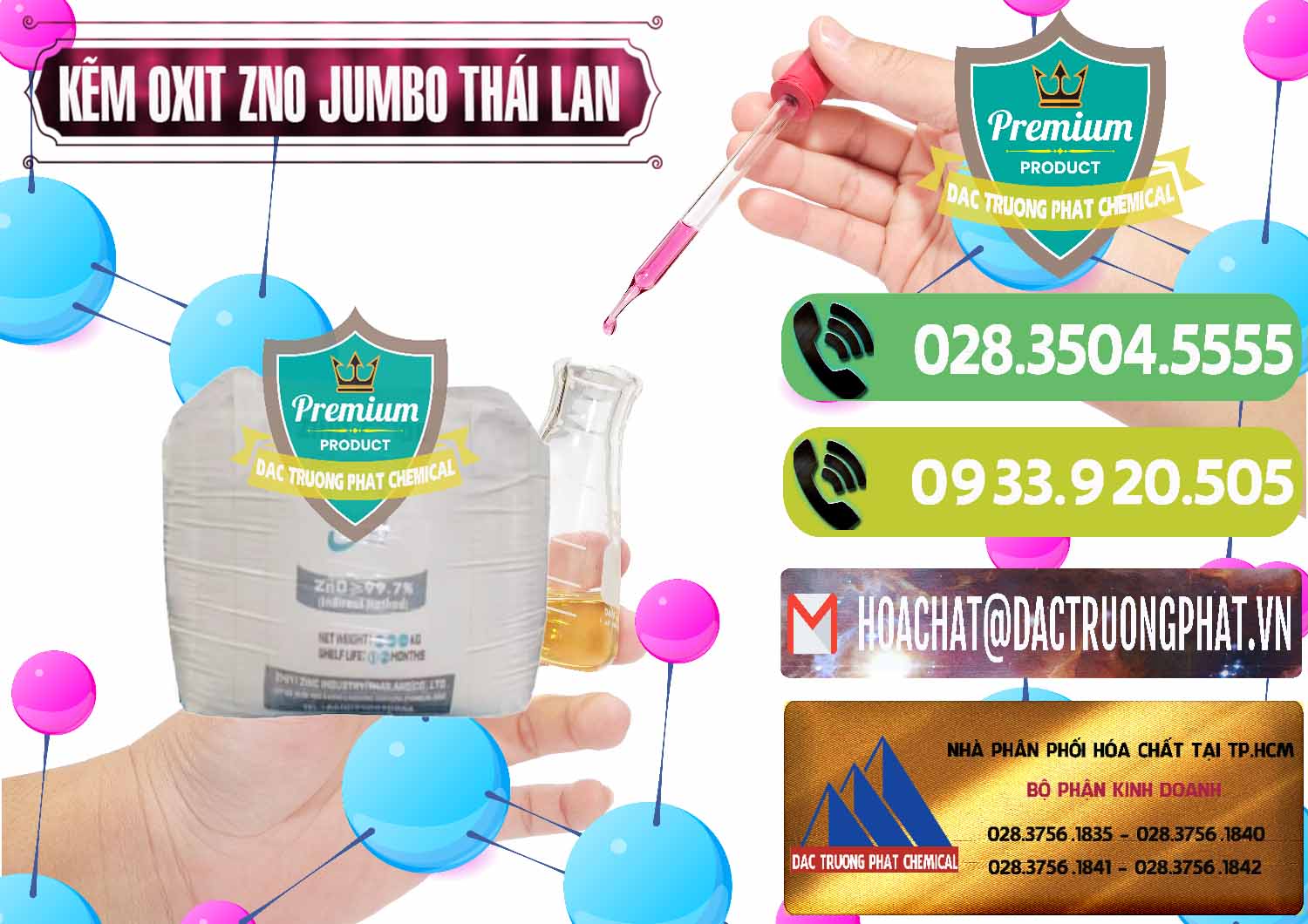 Chuyên nhập khẩu - bán Zinc Oxide - Bột Kẽm Oxit ZNO Jumbo Bành Thái Lan Thailand - 0370 - Chuyên phân phối & nhập khẩu hóa chất tại TP.HCM - hoachatmientay.vn
