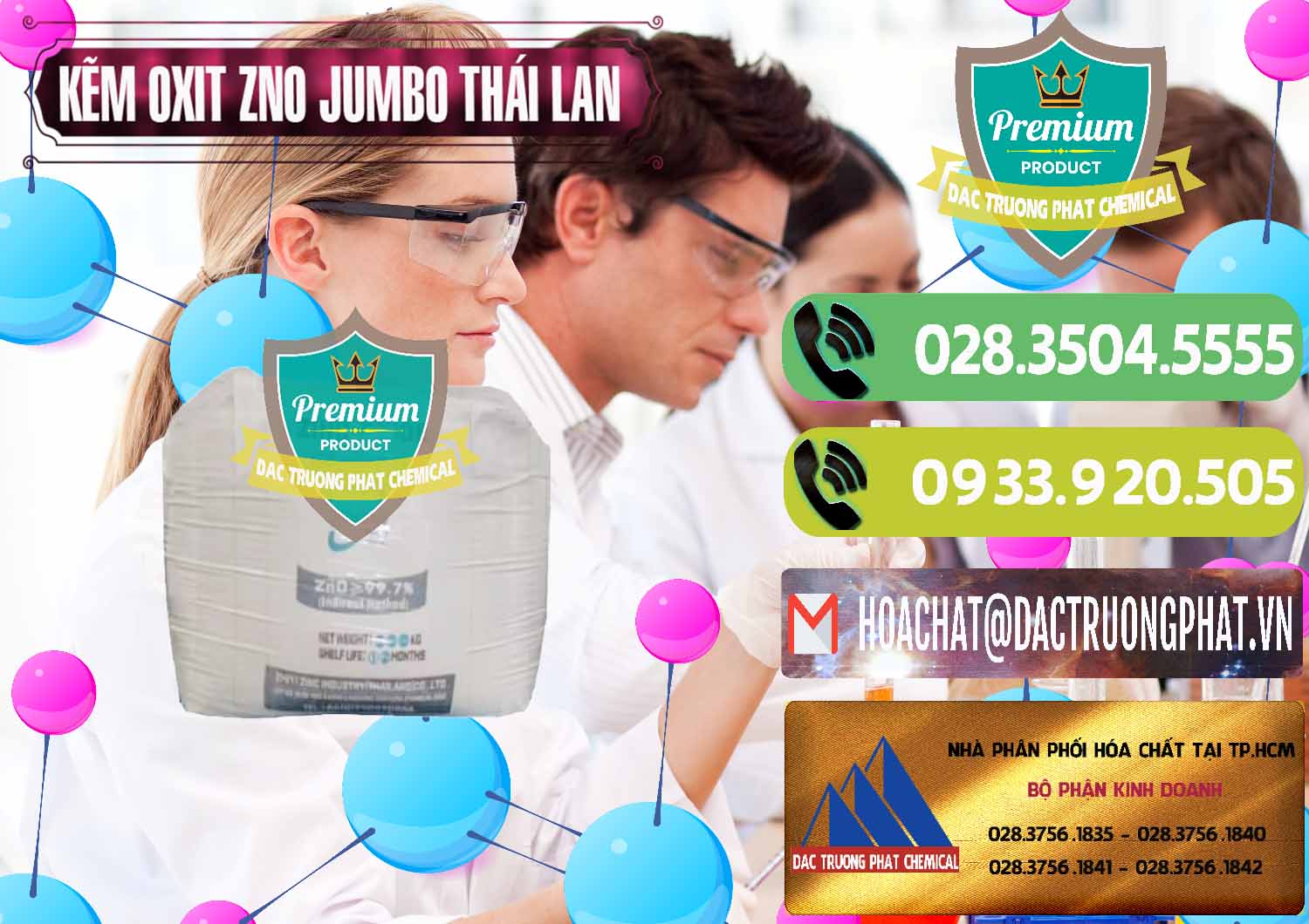 Cty chuyên bán - cung cấp Zinc Oxide - Bột Kẽm Oxit ZNO Jumbo Bành Thái Lan Thailand - 0370 - Phân phối và nhập khẩu hóa chất tại TP.HCM - hoachatmientay.vn