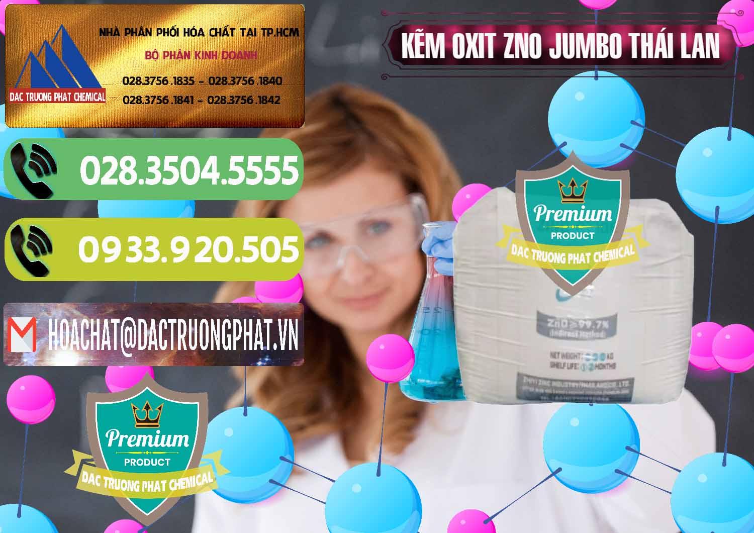 Chuyên bán và cung cấp Zinc Oxide - Bột Kẽm Oxit ZNO Jumbo Bành Thái Lan Thailand - 0370 - Đơn vị cung ứng & phân phối hóa chất tại TP.HCM - hoachatmientay.vn