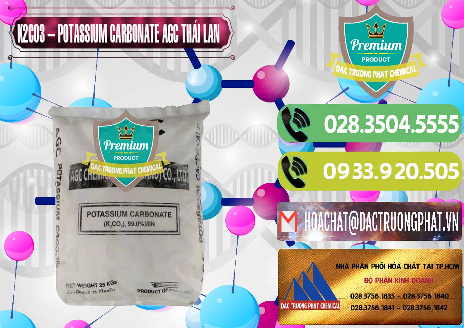Chuyên nhập khẩu - bán K2Co3 – Potassium Carbonate AGC Thái Lan Thailand - 0471 - Công ty phân phối & nhập khẩu hóa chất tại TP.HCM - hoachatmientay.vn