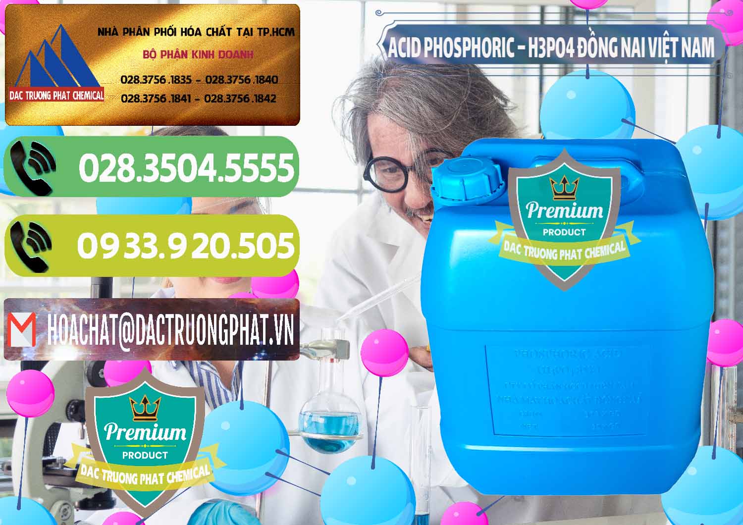Công ty chuyên kinh doanh - cung cấp Acid Phosphoric – Axit Phosphoric 85% Đồng Nai Việt Nam - 0183 - Nơi bán hóa chất tại TP.HCM - hoachatmientay.vn