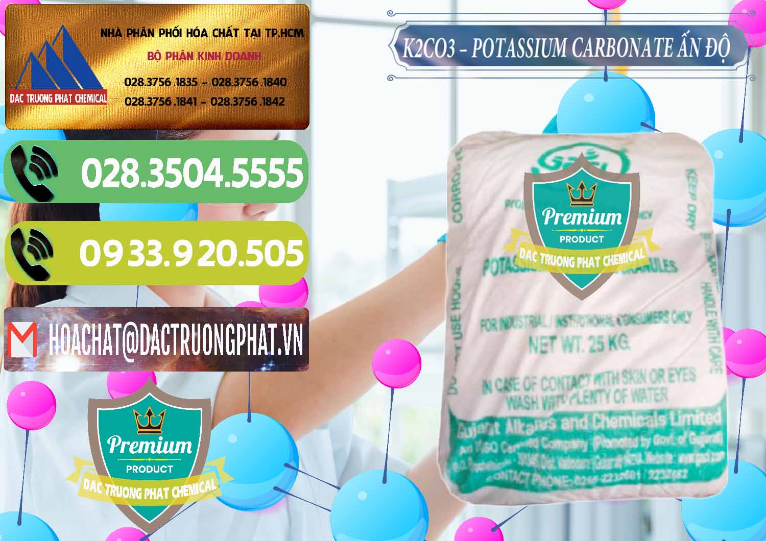 Đơn vị cung ứng _ bán K2Co3 – Potassium Carbonate GACL Ấn Độ India - 0472 - Chuyên phân phối ( nhập khẩu ) hóa chất tại TP.HCM - hoachatmientay.vn