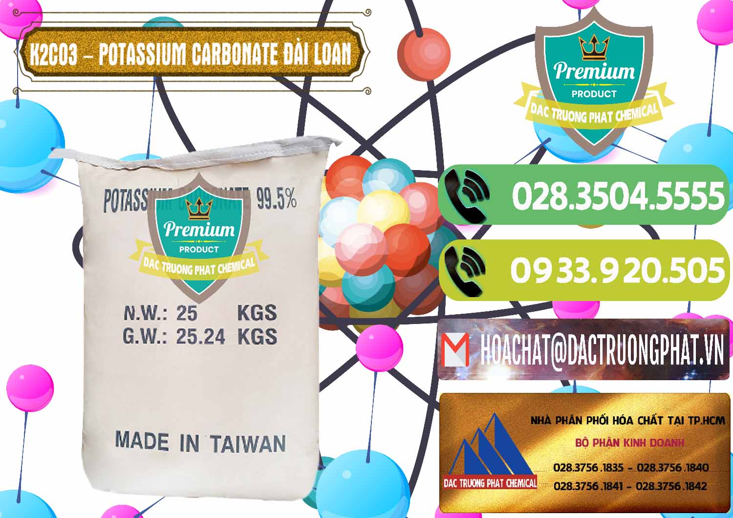 Nhà nhập khẩu và bán K2Co3 – Potassium Carbonate Đài Loan Taiwan - 0474 - Nơi bán & cung cấp hóa chất tại TP.HCM - hoachatmientay.vn