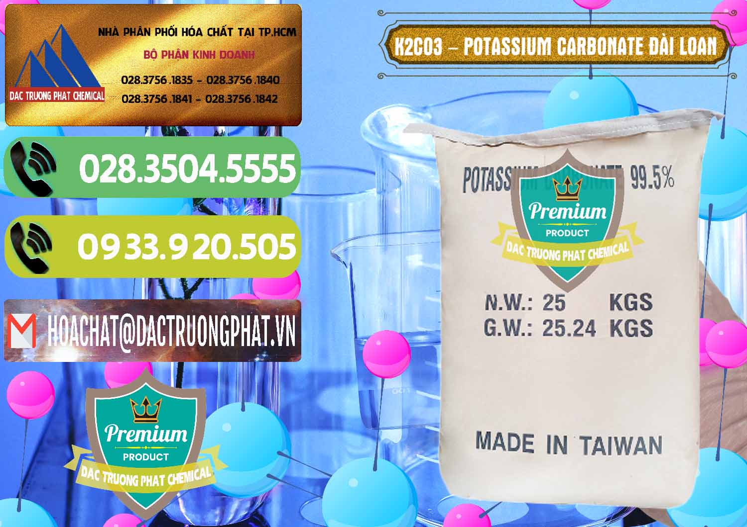 Đơn vị nhập khẩu - bán K2Co3 – Potassium Carbonate Đài Loan Taiwan - 0474 - Công ty chuyên nhập khẩu ( phân phối ) hóa chất tại TP.HCM - hoachatmientay.vn