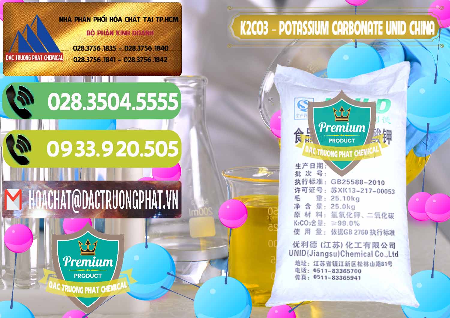 Công ty phân phối và bán K2Co3 – Potassium Carbonate UNID Trung Quốc China - 0475 - Nơi cung cấp - phân phối hóa chất tại TP.HCM - hoachatmientay.vn