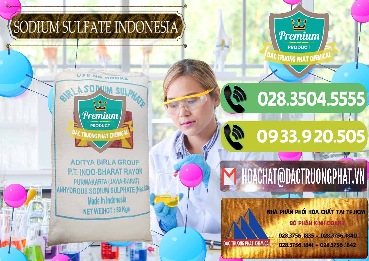 Cty chuyên nhập khẩu và bán Sodium Sulphate - Muối Sunfat Na2SO4 99% Indonesia - 0459 - Đơn vị chuyên phân phối _ nhập khẩu hóa chất tại TP.HCM - hoachatmientay.vn