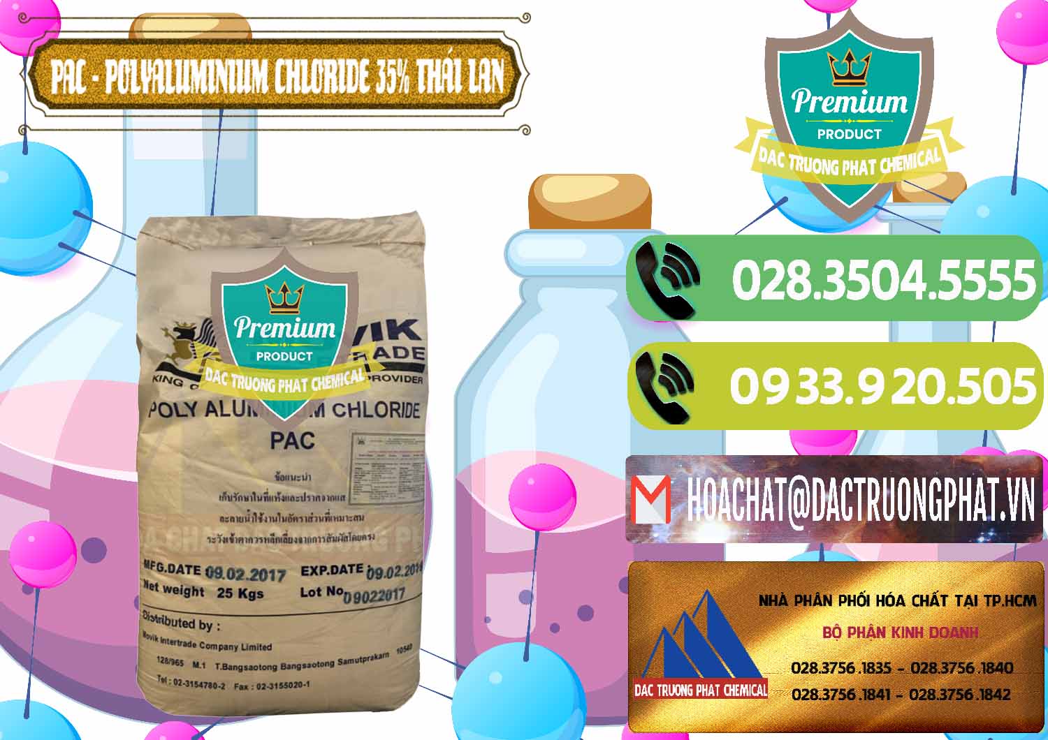 Chuyên bán & cung cấp PAC - Polyaluminium Chloride 35% Thái Lan Thailand - 0470 - Chuyên phân phối & cung ứng hóa chất tại TP.HCM - hoachatmientay.vn