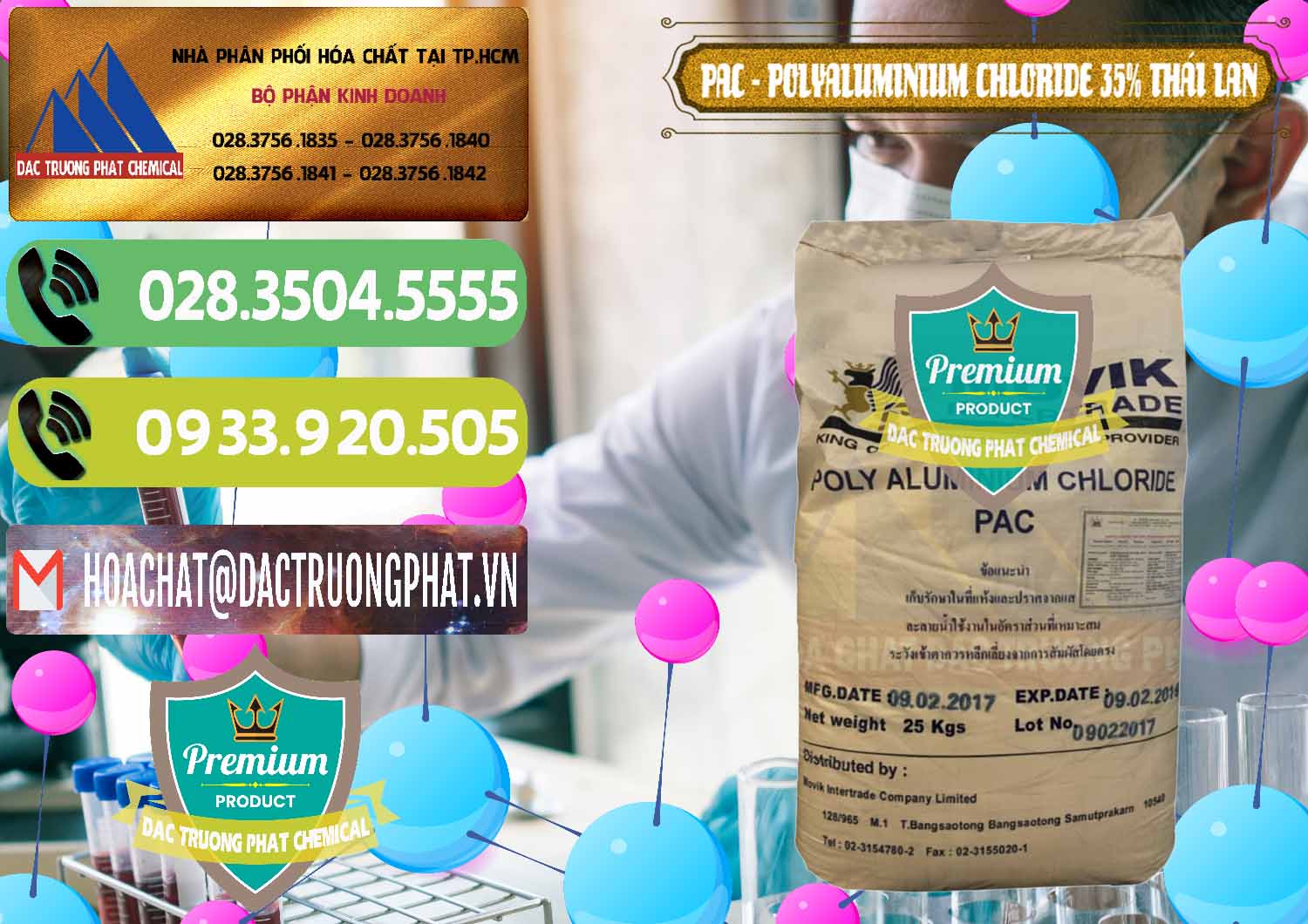 Cty phân phối _ bán PAC - Polyaluminium Chloride 35% Thái Lan Thailand - 0470 - Chuyên bán - cung cấp hóa chất tại TP.HCM - hoachatmientay.vn
