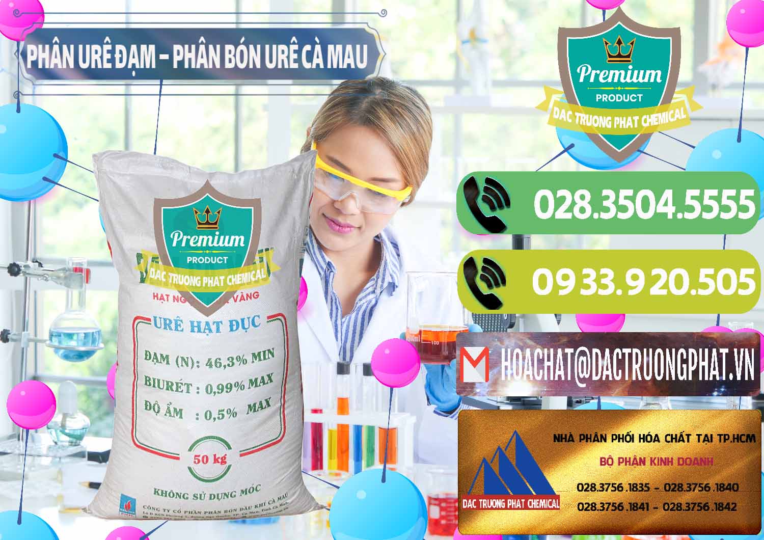 Chuyên bán và cung cấp Phân Urê Đạm – Phân Bón Urê Cà Mau Việt Nam - 0192 - Nơi chuyên cung cấp & kinh doanh hóa chất tại TP.HCM - hoachatmientay.vn
