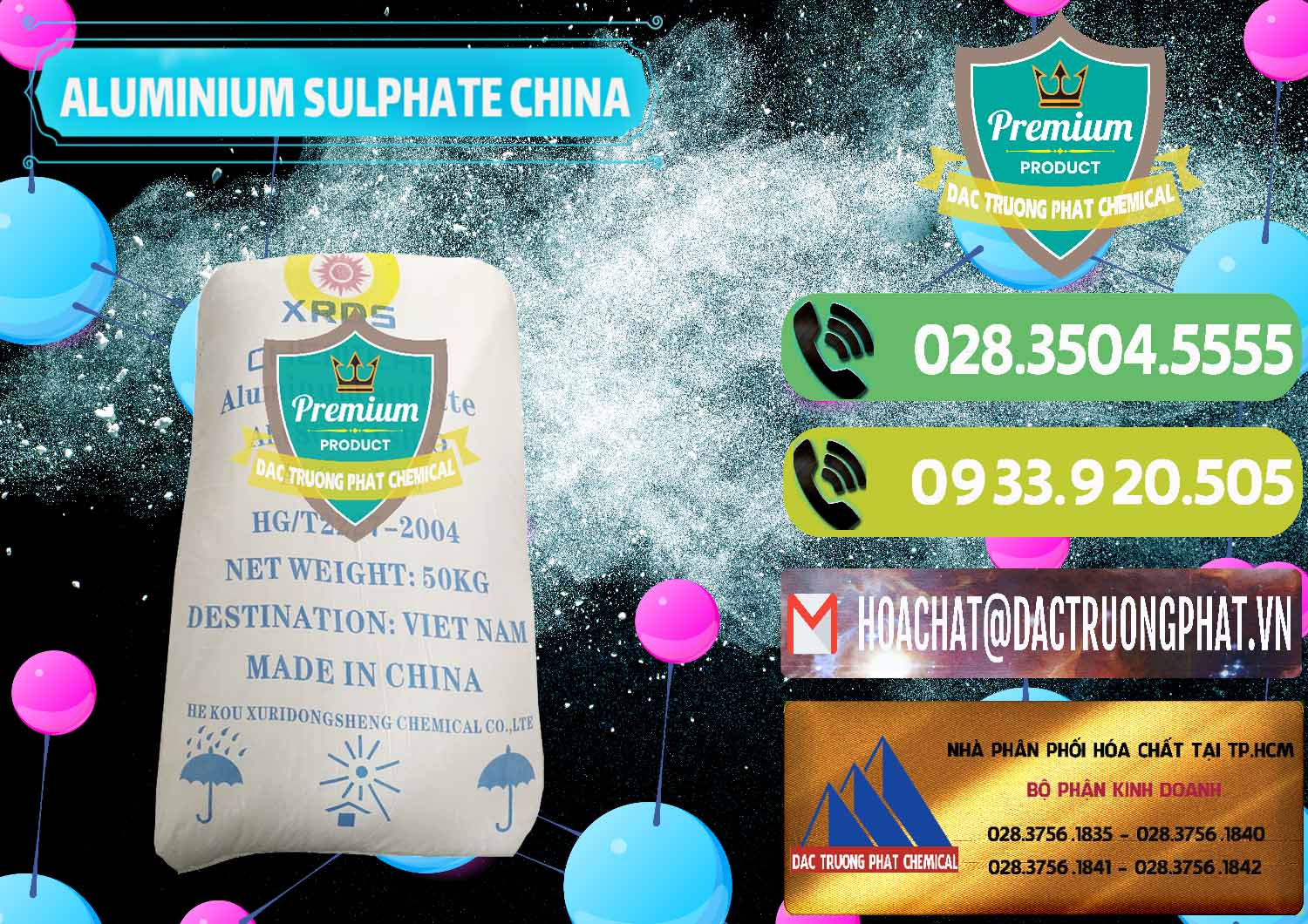 Cty bán - phân phối Phèn Nhôm - Al2(SO4)3 17% Trung Quốc China - 0464 - Đơn vị chuyên bán & phân phối hóa chất tại TP.HCM - hoachatmientay.vn