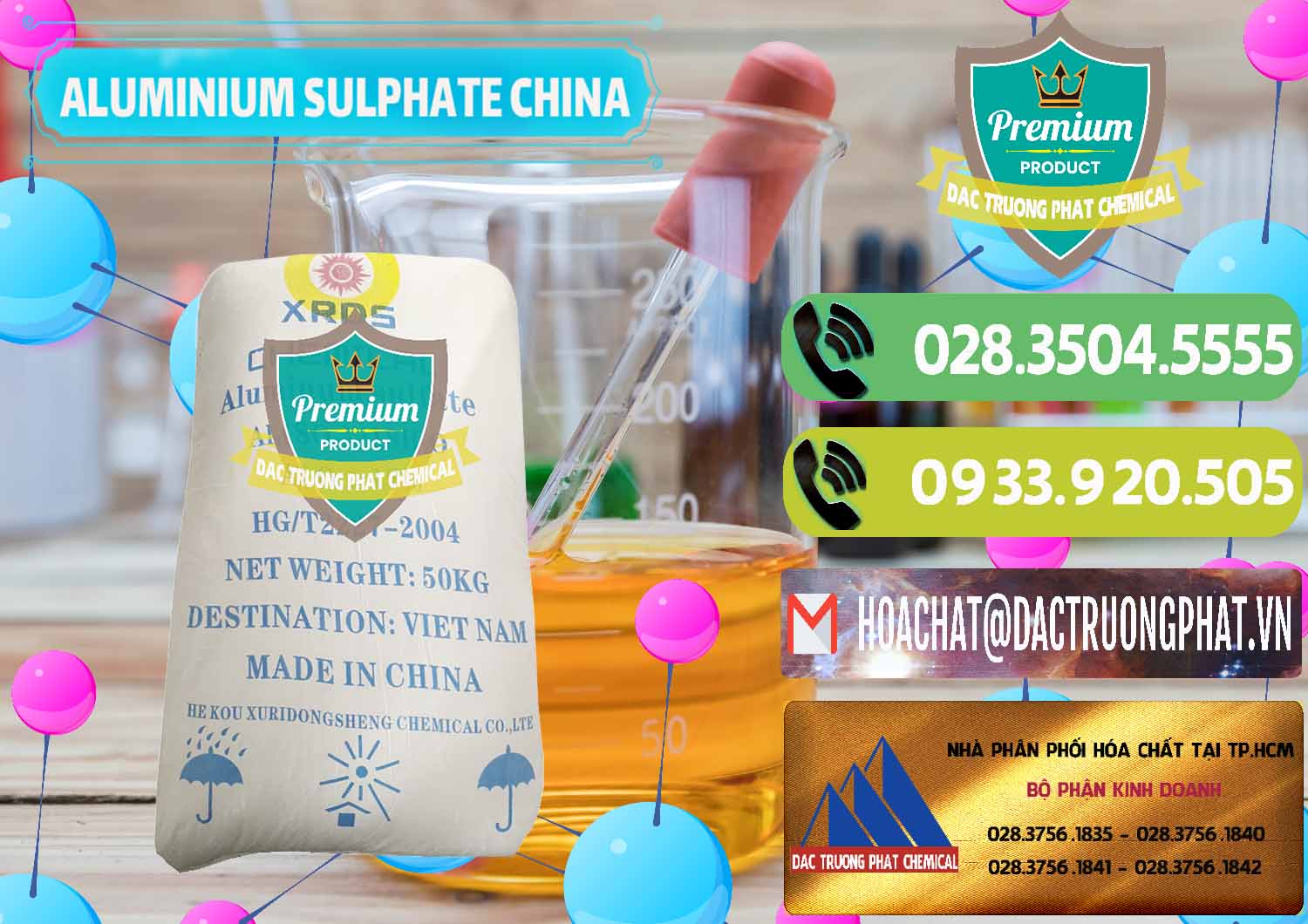 Công ty nhập khẩu _ bán Phèn Nhôm - Al2(SO4)3 17% Trung Quốc China - 0464 - Cung cấp ( phân phối ) hóa chất tại TP.HCM - hoachatmientay.vn