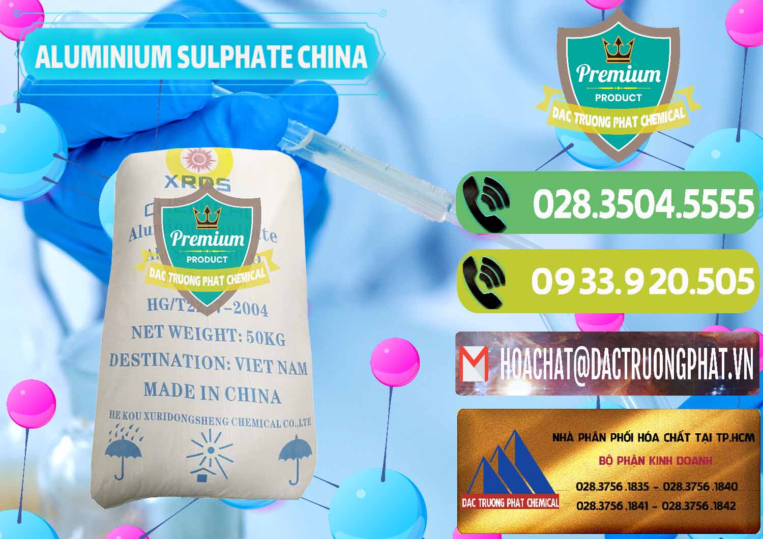 Cty chuyên phân phối & bán Phèn Nhôm - Al2(SO4)3 17% Trung Quốc China - 0464 - Nhà cung cấp - nhập khẩu hóa chất tại TP.HCM - hoachatmientay.vn