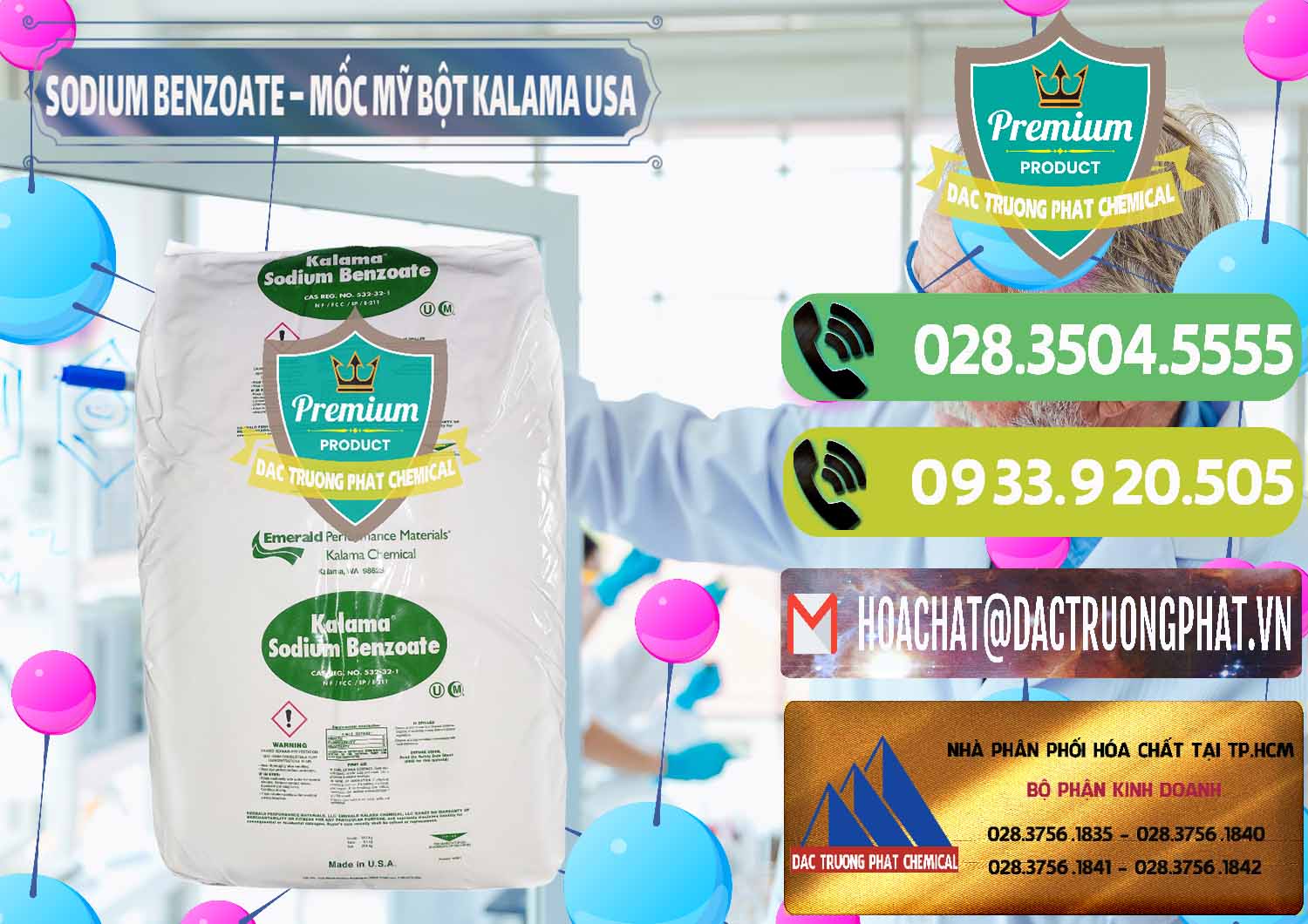 Chuyên bán ( cung ứng ) Sodium Benzoate - Mốc Bột Kalama Food Grade Mỹ Usa - 0136 - Phân phối & cung cấp hóa chất tại TP.HCM - hoachatmientay.vn