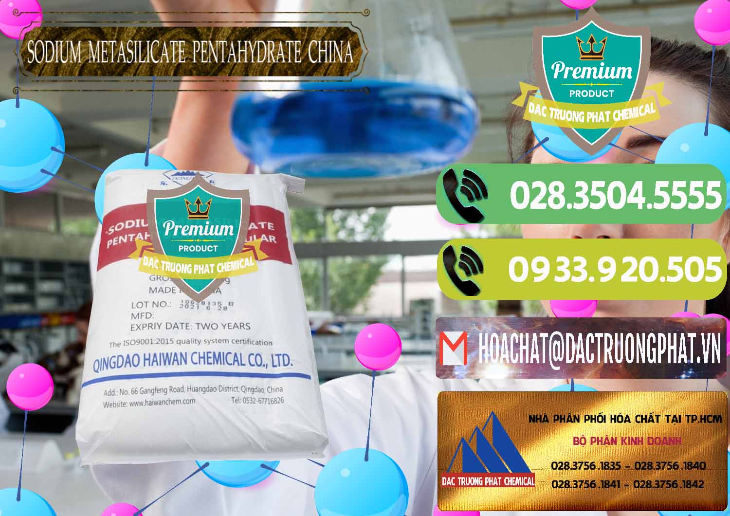 Công ty chuyên kinh doanh ( bán ) Sodium Metasilicate Pentahydrate – Silicate Bột Qingdao Trung Quốc China - 0452 - Cty phân phối - nhập khẩu hóa chất tại TP.HCM - hoachatmientay.vn