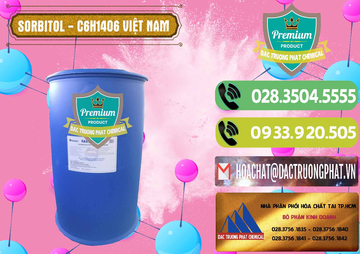 Công ty chuyên kinh doanh ( cung cấp ) Sorbitol - C6H14O6 Lỏng 70% Food Grade Việt Nam - 0438 - Nơi chuyên bán và phân phối hóa chất tại TP.HCM - hoachatmientay.vn