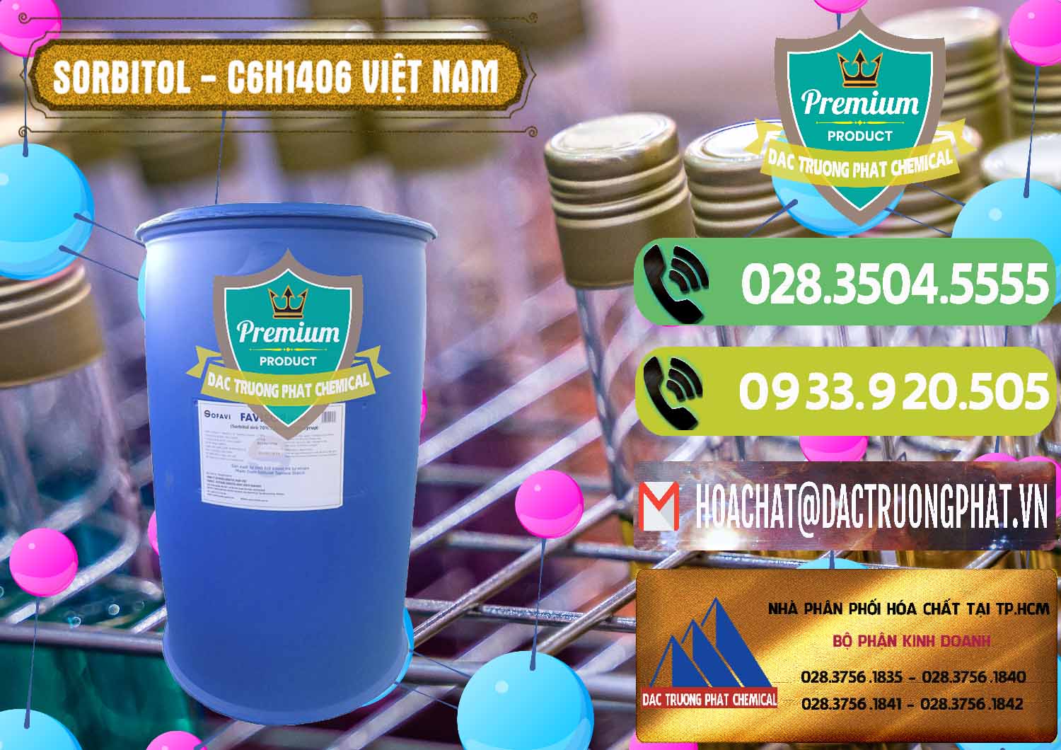 Đơn vị chuyên phân phối - cung ứng Sorbitol - C6H14O6 Lỏng 70% Food Grade Việt Nam - 0438 - Công ty kinh doanh & cung cấp hóa chất tại TP.HCM - hoachatmientay.vn