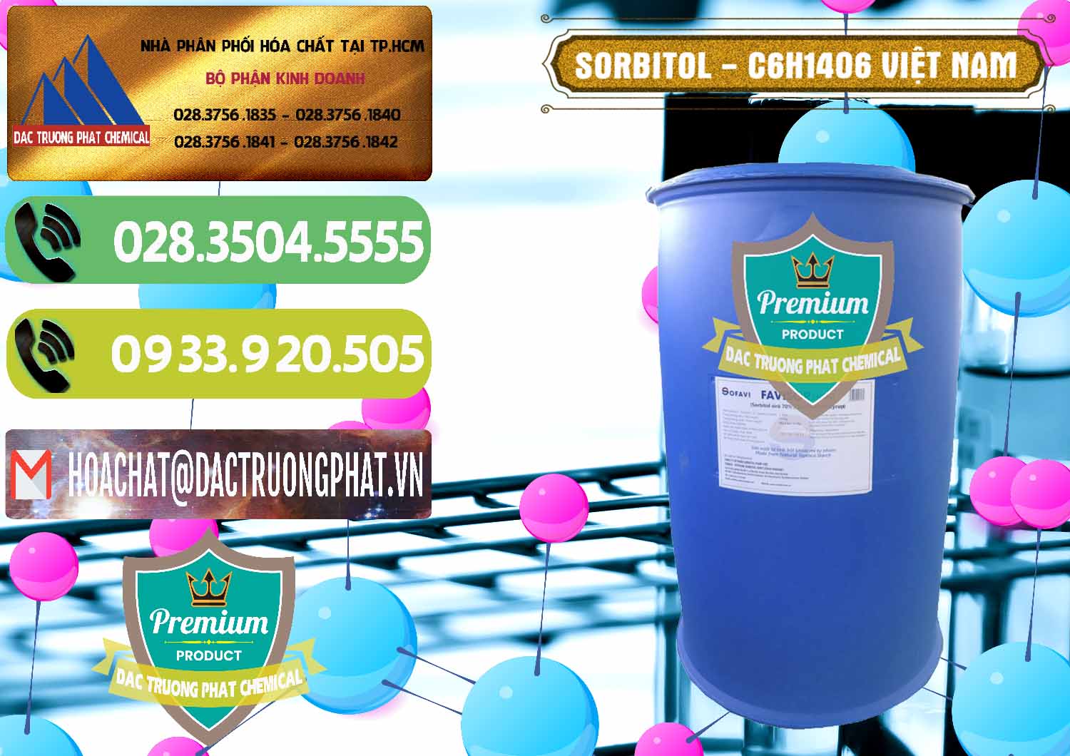 Nơi cung ứng - phân phối Sorbitol - C6H14O6 Lỏng 70% Food Grade Việt Nam - 0438 - Chuyên cung cấp _ phân phối hóa chất tại TP.HCM - hoachatmientay.vn