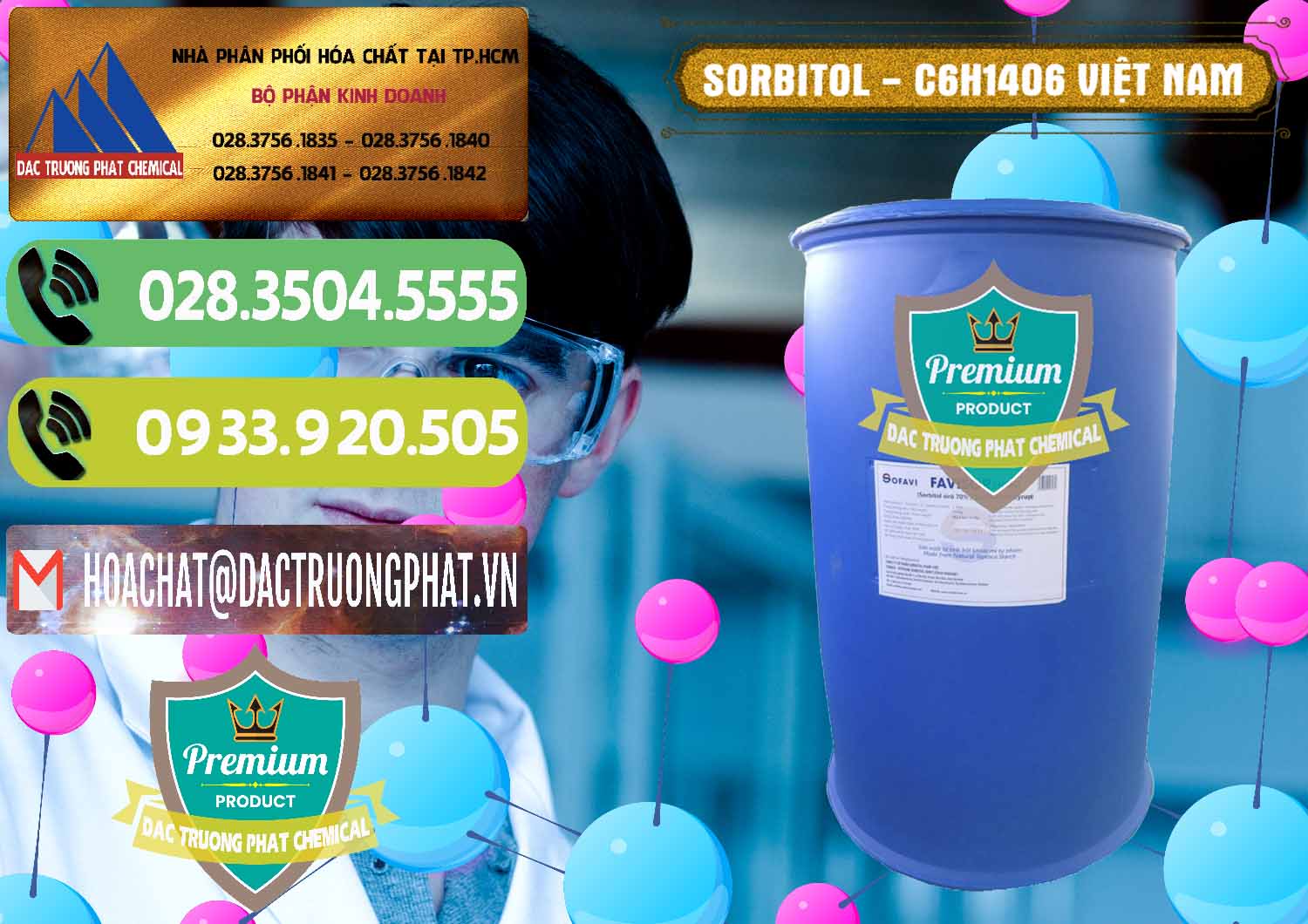 Kinh doanh & phân phối Sorbitol - C6H14O6 Lỏng 70% Food Grade Việt Nam - 0438 - Nơi cung cấp và phân phối hóa chất tại TP.HCM - hoachatmientay.vn